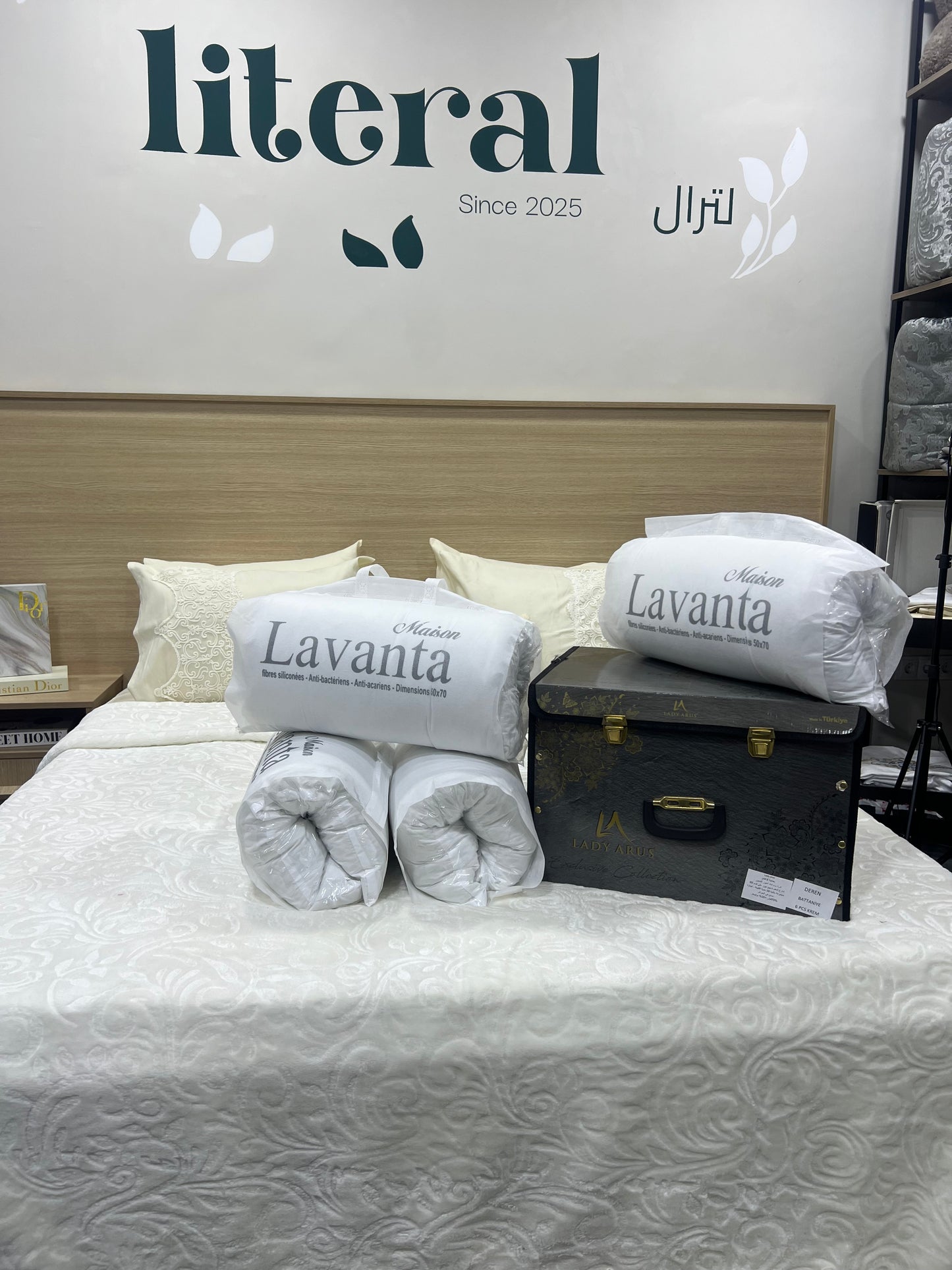 Pack Luxe ✨ Couverture 6 Pièces 4 Oreillers Cadeau 🎁 + Livraison Gratuite