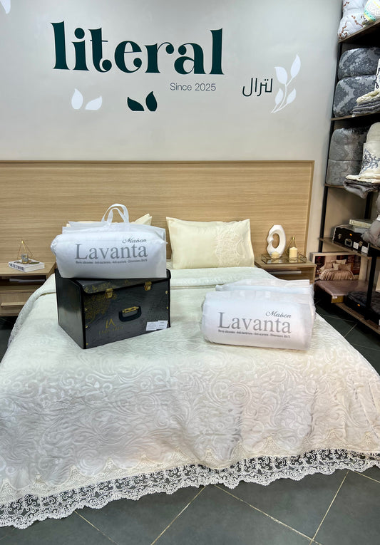 Pack Luxe ✨ Couverture 6 Pièces  4 Oreillers Cadeau 🎁 + Livraison Gratuite